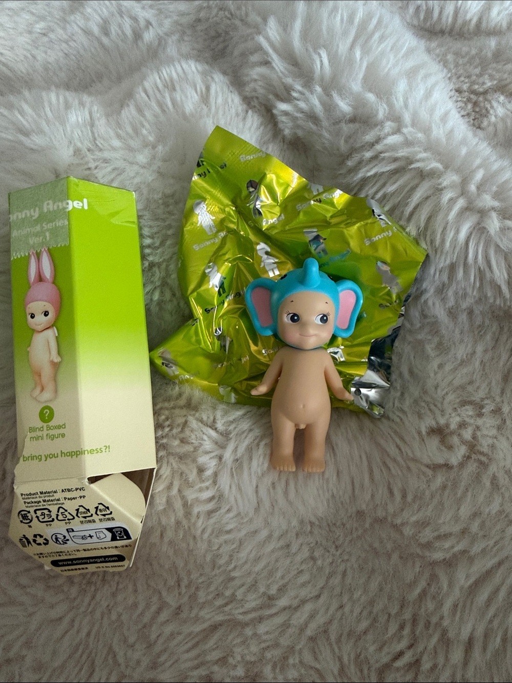 Elephant Sonny Angel from Animal Series Version 1- comes with box